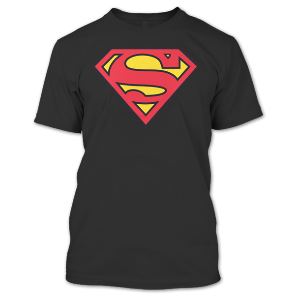 A black t-shirt with the shopify logo