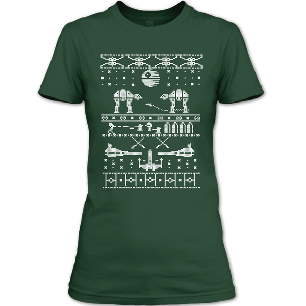 A black t-shirt with the shopify logo