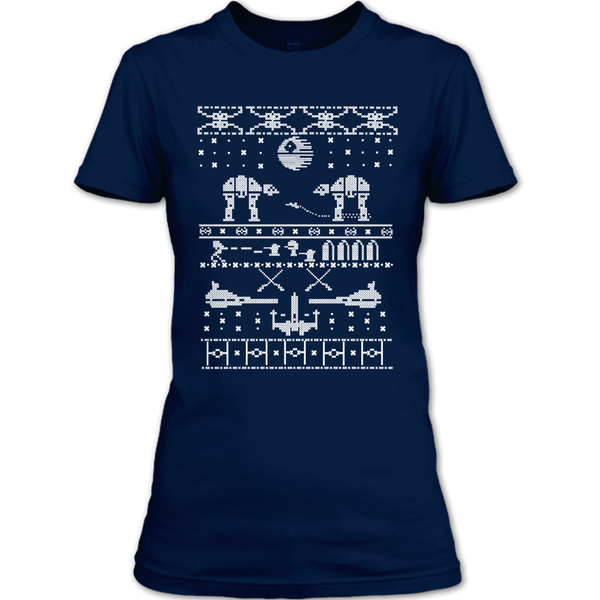 A black t-shirt with the shopify logo