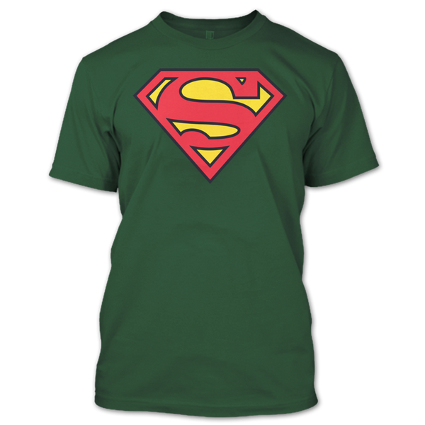 A black t-shirt with the shopify logo