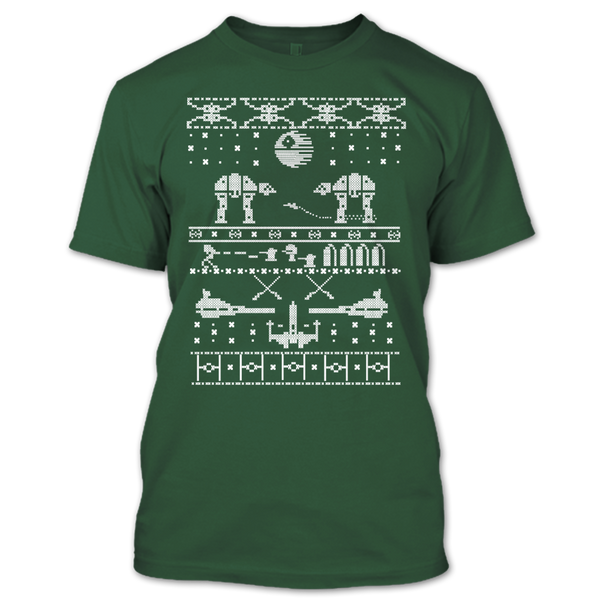 A black t-shirt with the shopify logo