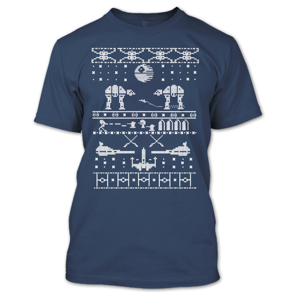 A black t-shirt with the shopify logo