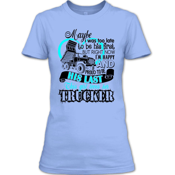 This Girls Loves Her Trucker T Shirt, I Love my Trucker T Shirt