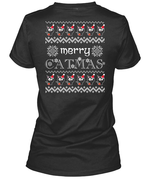 Merry Catmas T Shirt, This Girl Loves Christmas T Shirt