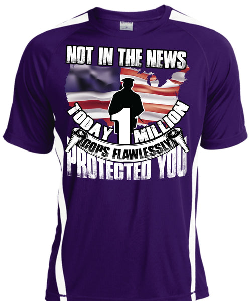 Cops Flawlessly Protected You T Shirt, Being A Police T Shirt, Cool Shirt