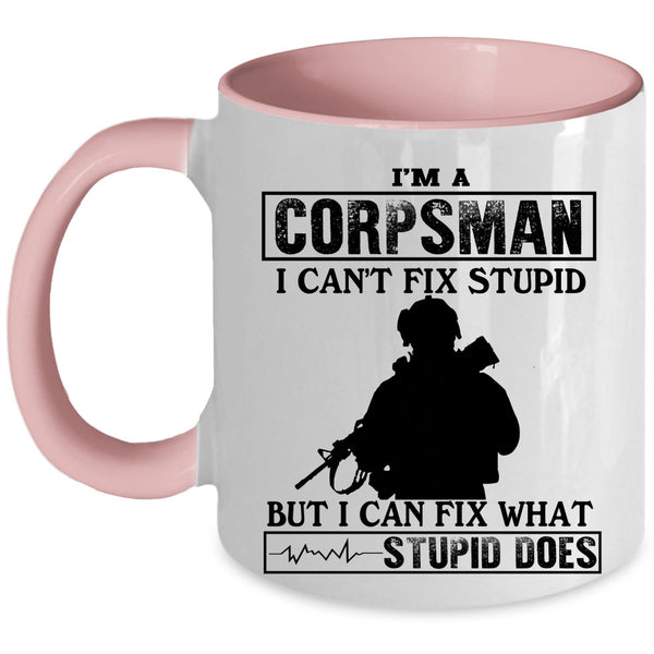 Cool Gift For Corpsman Coffee Mug, I'm A Corpsman Accent Mug