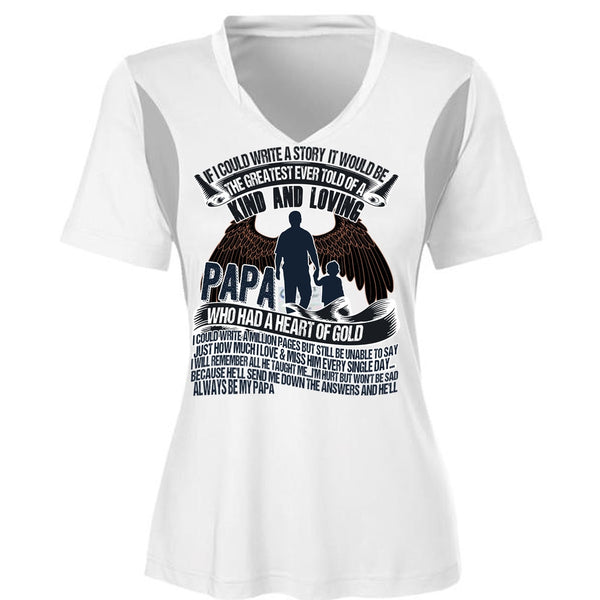 Papa Who Had A Heart Of Gold T Shirt, I Love Papa T Shirt, Awesome T-Shirts