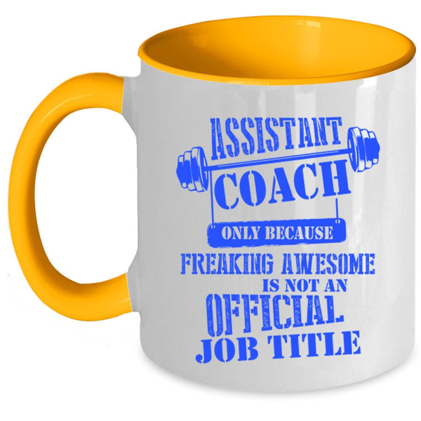 Awesome Assistant Coach Coffee Mug, Assistant Coach Accent Mug