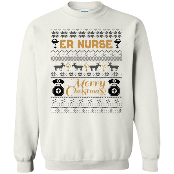 Gift For Merry Christmas T Shirt, Er Nurse Sweatshirt