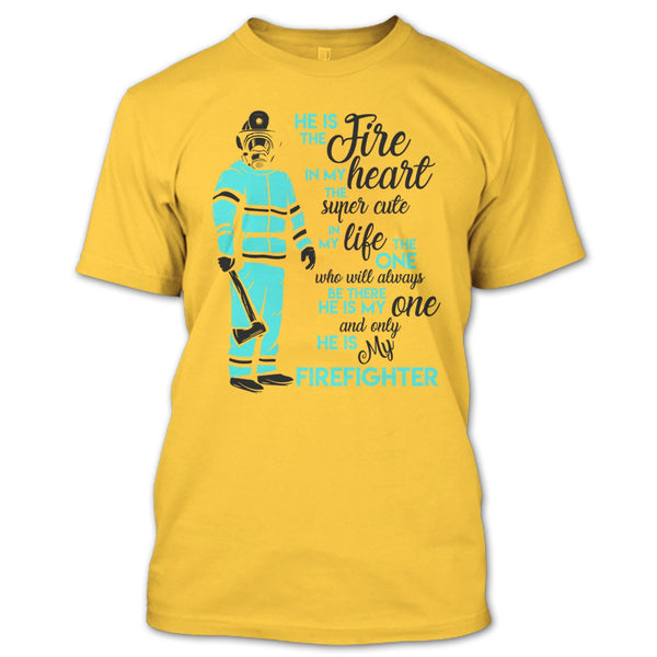My Man Risk His Life To Save Strangers T Shirt, Gift For Firefighter T Shirt