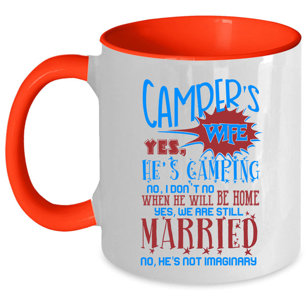Beautiful Wife Coffee Mug, Camper's Wife Accent Mug