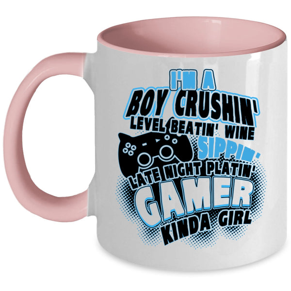 Camper Kinda Girl Coffee Mug, I'm A Boy Crushing Accent Mug