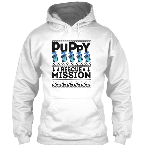 Puppy Rescue Mission T Shirt, Dog Merry Christmas T Shirt