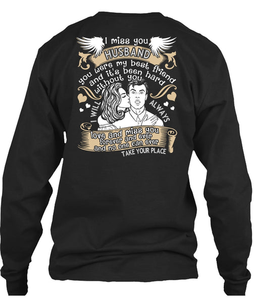 I Miss You Husband T Shirt, Love And Miss You T Shirt
