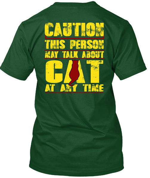 This Person May Talk About Cat T Shirt, My Favorite T Shirt