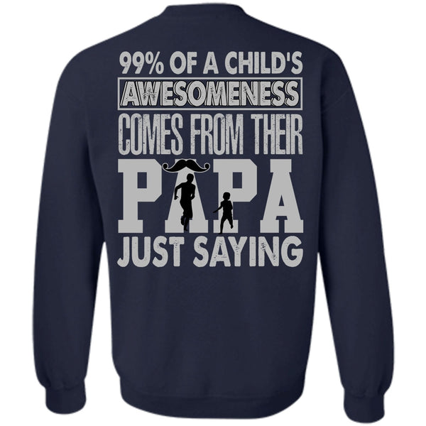 Child's Awesomeness T Shirt, I Love Dad Sweatshirt