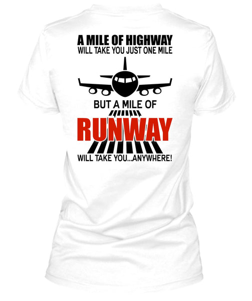 A Mile Of Highway T Shirt, I Love Pilot T Shirt