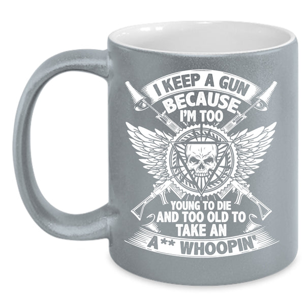 Funny Gun Owner Coffee Mug, Cool Gift For Gunaholic Coffee Cup