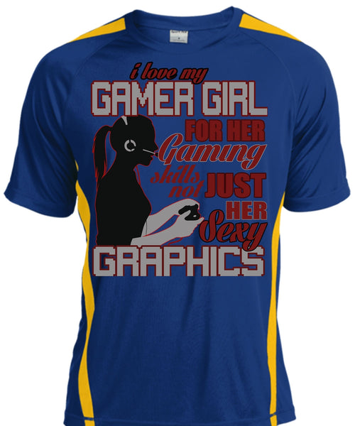 I Love My Gamer Girl T Shirt, Gaming Skills Not Just Her T Shirt, Cool Shirt