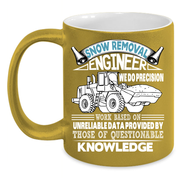 Snow Removal Engineer Coffee Mug, Cool Engineer Coffee Cup