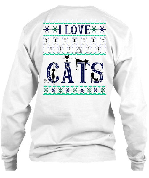 I Love Cats T Shirt, Happy New Year T Shirt