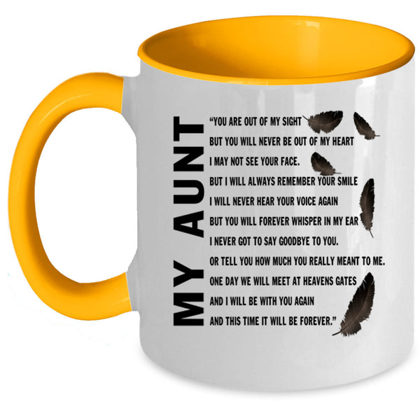 Cool Gift For My Aunt Coffee Mug, My Aunt Accent Mug