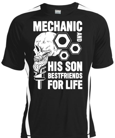 A black t-shirt with the shopify logo