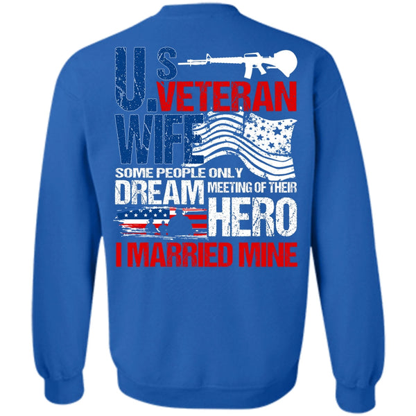 I Married Mine T Shirt, I Love Veteran Sweatshirt