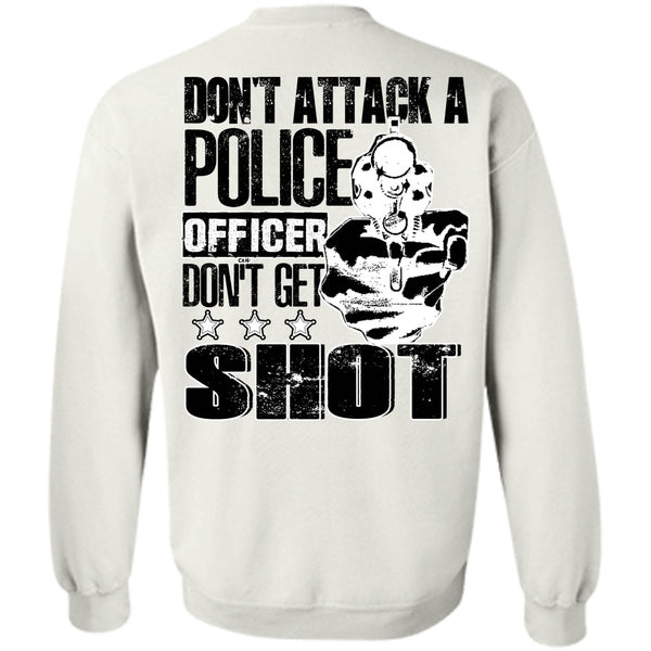 A black t-shirt with the shopify logo