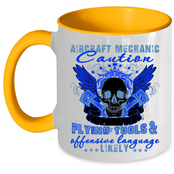 Cool Aircraft Mechanics Coffee Mug, Aircraft Mechanics Accent Mug