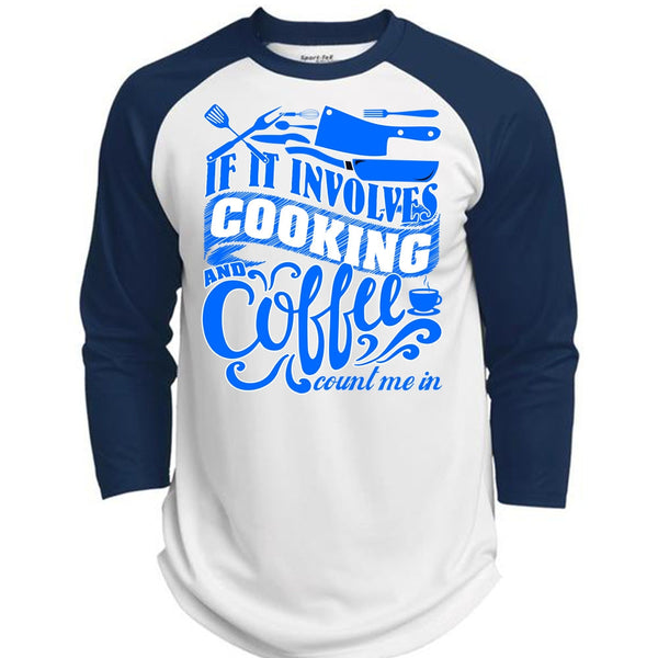 If It Involves Cooking T Shirt, I Love Chef T Shirt, Awesome T-Shirts  (Polyester Game Baseball Jersey)