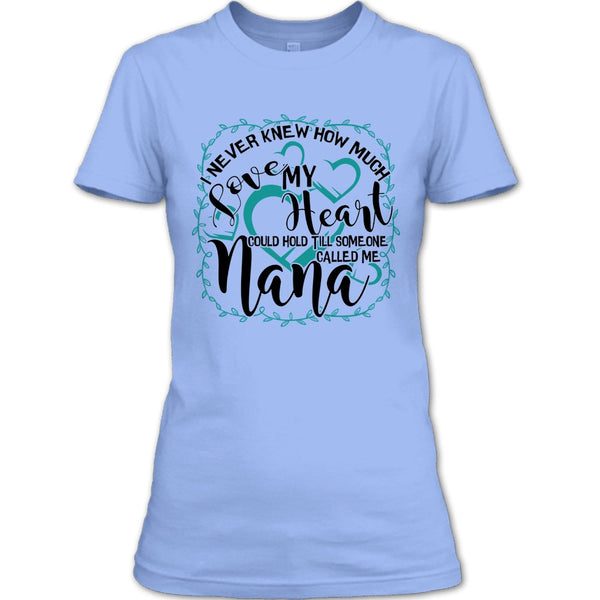How Much Love My Heart T Shirt, Gift For Nana T Shirt