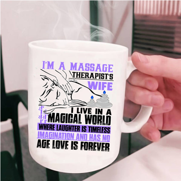 I Love My Wife Coffee Mug, I'm A Massage Therapist's Wife Cup