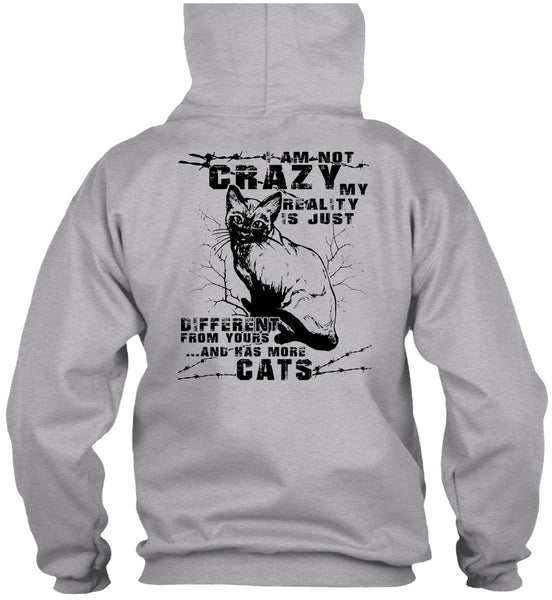 I Am Not Crazy T Shirt, I Love Cats T Shirt
