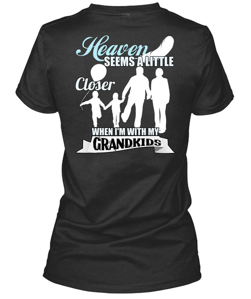 A black t-shirt with the shopify logo