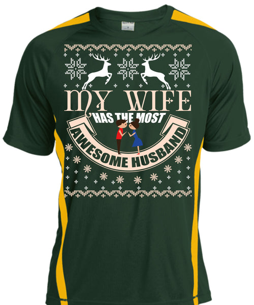 My Wife Has The Most Awesome Husband T Shirt, This Girl Loves Christmas T Shirt, Cool Shirt