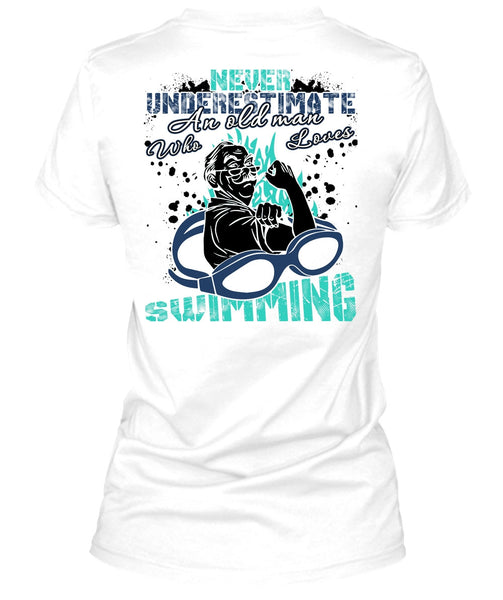 Old Man Who Loves Swimming T Shirt, I Love Swimming T Shirt