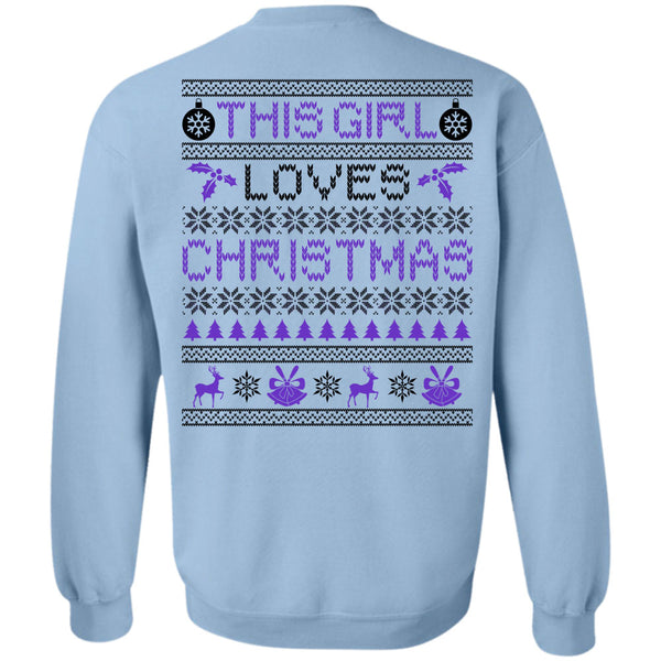 Noel Christmas T Shirt, This Girl Loves Christmas Sweatshirt