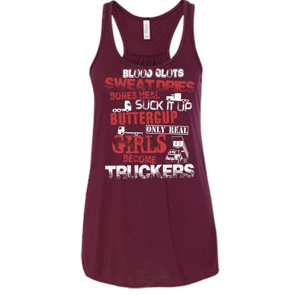 Only Rel Girls Become Truckers T Shirt, Coolest Trucker T Shirt, Cool T Shirt