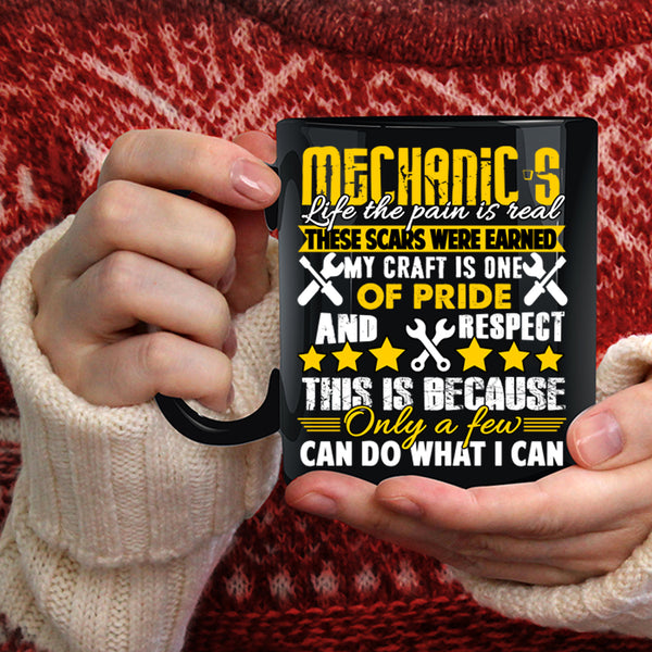 Mechanic's Life Coffee Mug, Cool Gift For Mechanics Coffee Cup