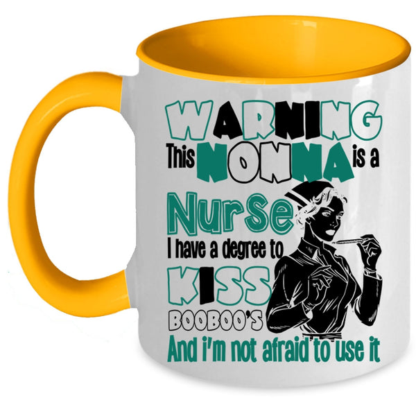 Cute Nurses Coffee Mug, This Nonna Is A Burse Accent Mug
