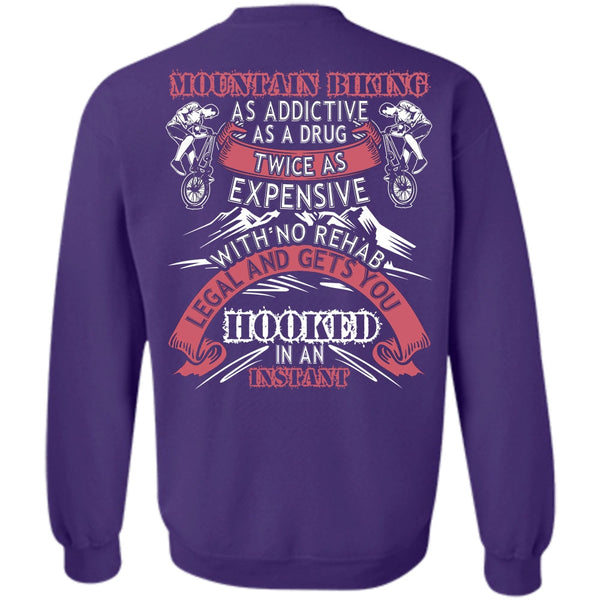 Gets You Hooked T Shirt, I Love Biker Sweatshirt
