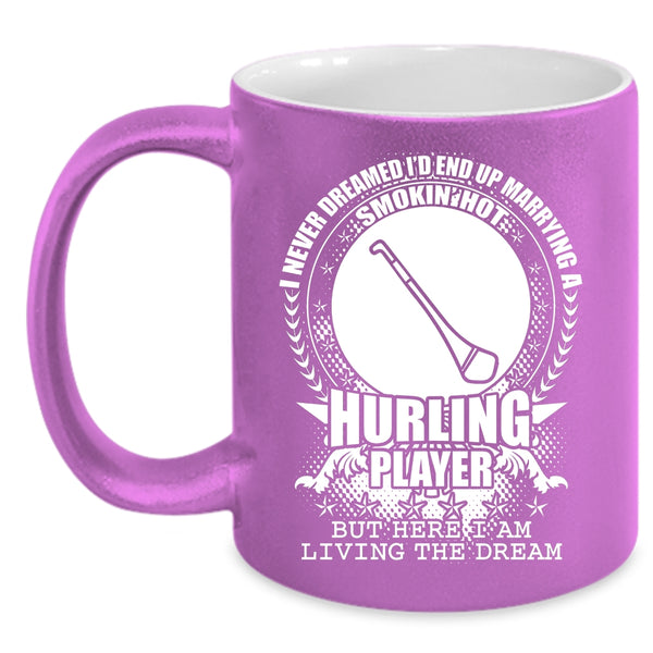 I'd End Up Marrying A Hot Hurling Player Coffee Mug, Just Married Coffee Cup