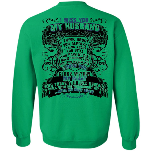 I Love Husband T Shirt, I Miss You My Husband Sweatshirt