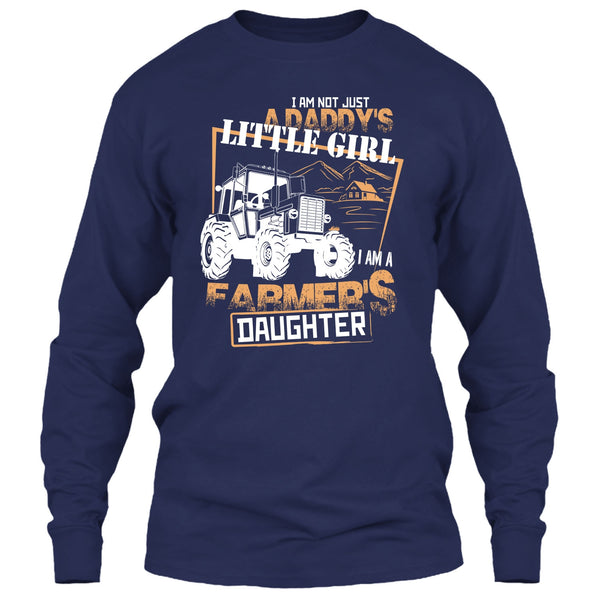 Just A Daddy's Littile Girl T Shirt, I'm A Farmer's Girl T Shirt