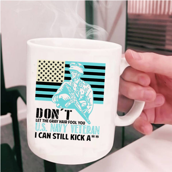 Funny U.S Navy Veteran Coffee Mug, U.S Navy Veteran Cup