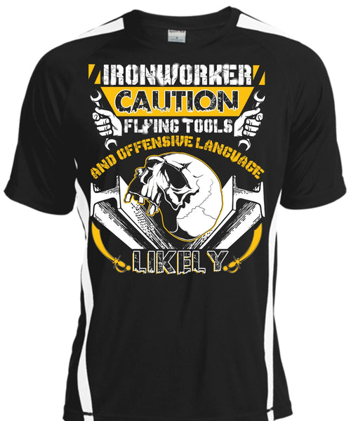 A black t-shirt with the shopify logo