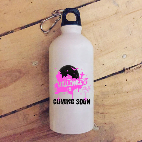 Halloween Is Coming Soon 20 oz Stainless Steel Bottle,Cool Halloween Outdoor Sports Water Bottle