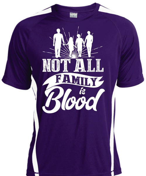 Not All Family Is Blood T Shirt, Being A Papa T Shirt, Cool Shirt