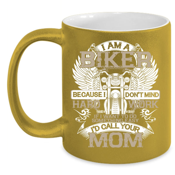 I Am A Biker Coffee Mug, Awesome Gift For Bikers Coffee Cup